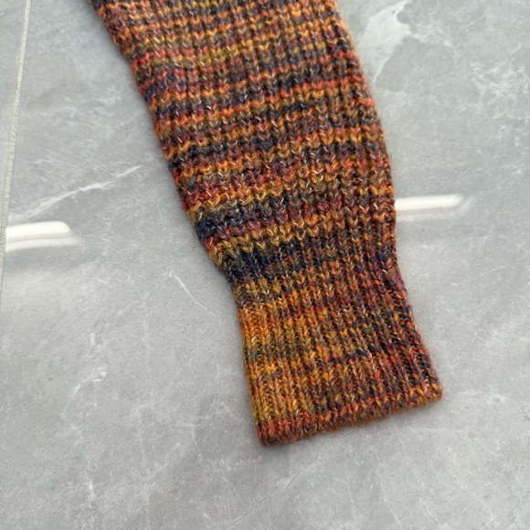 Women’s Urban Outfitters Space-Dyed Colorful Knit Turtleneck Sweater Size XS - Picture 10 of 16